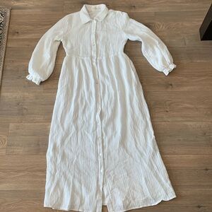 Roolee || Medium White Midi Dress